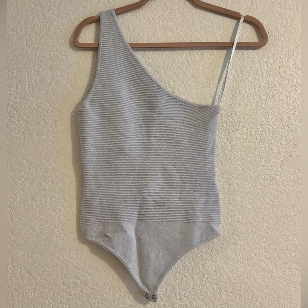 One shoulder body suit